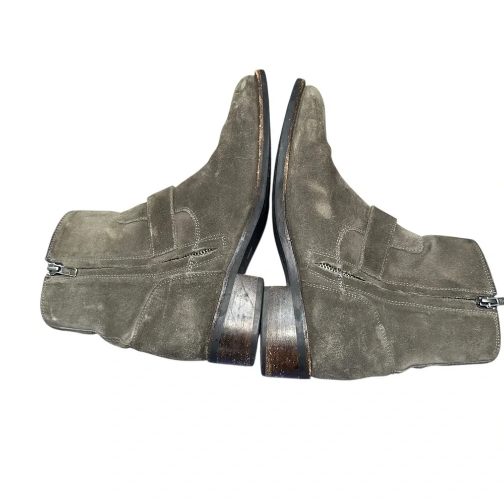 Frye Men's Chukka Boots - Olive Suede